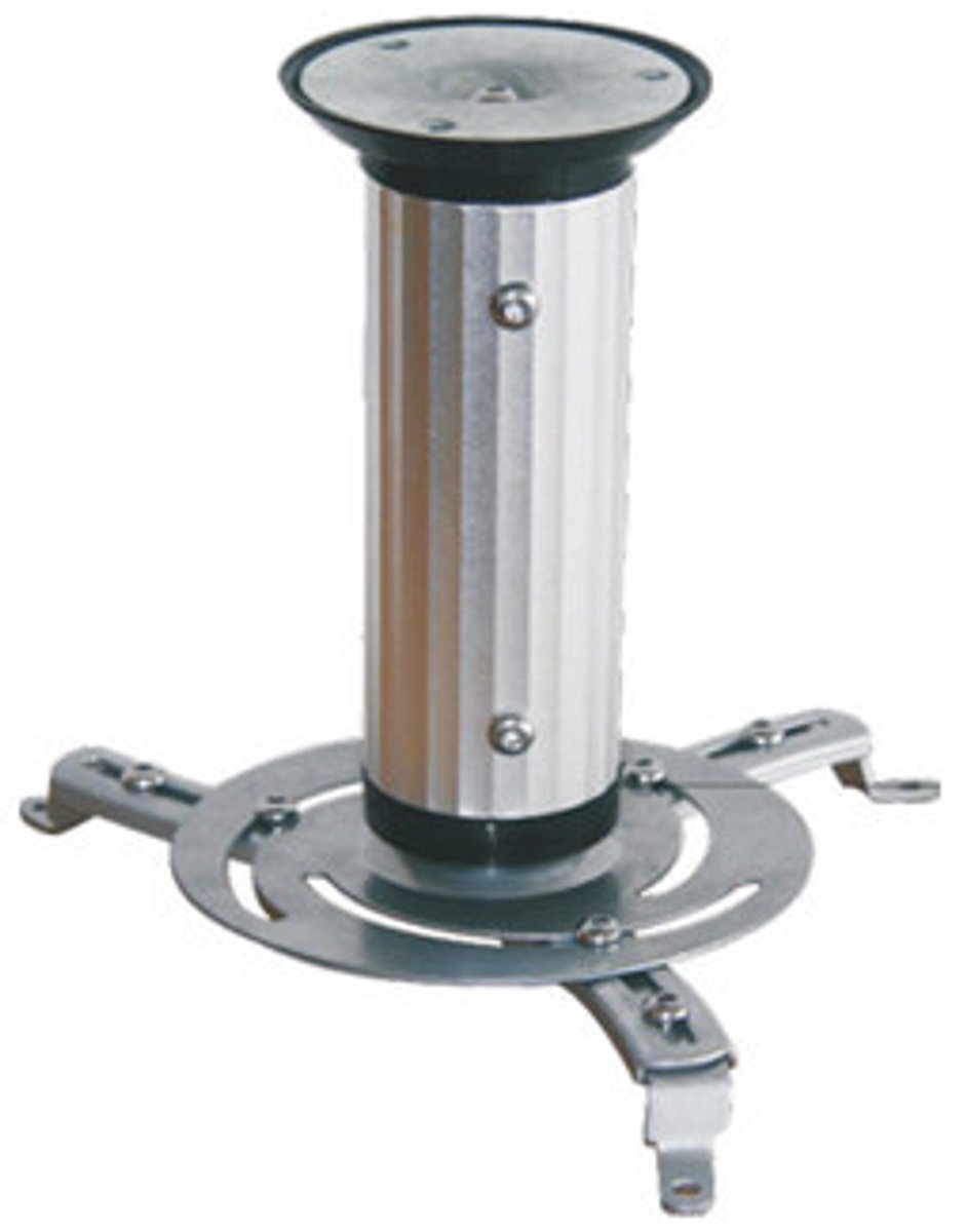 Deckenhalterung für Beamer, neig+drehbar 10kg