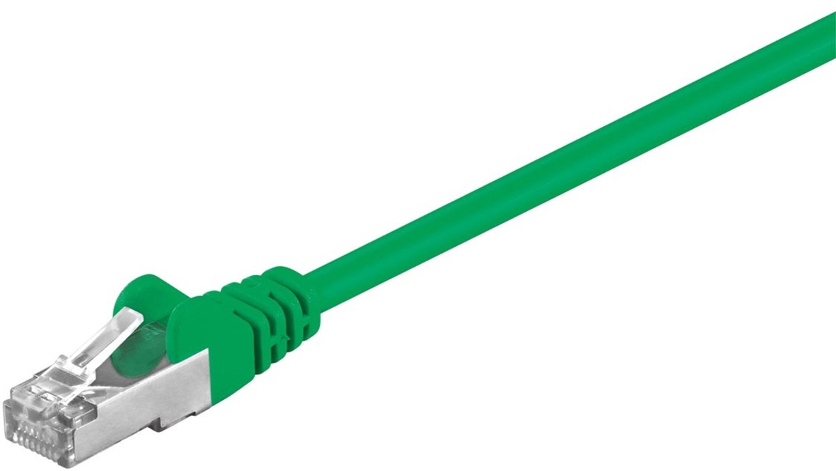 CAT5e FTP patchkabel - 3 meter groen - netwerkkabel - internetkabel - UTP kabel - RJ45 - 1000 mbit/s