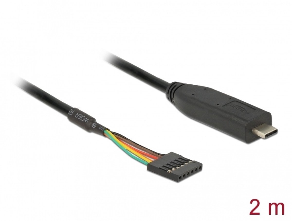 DeLOCK 63913 USB-kabel 2 m USB C Zwart