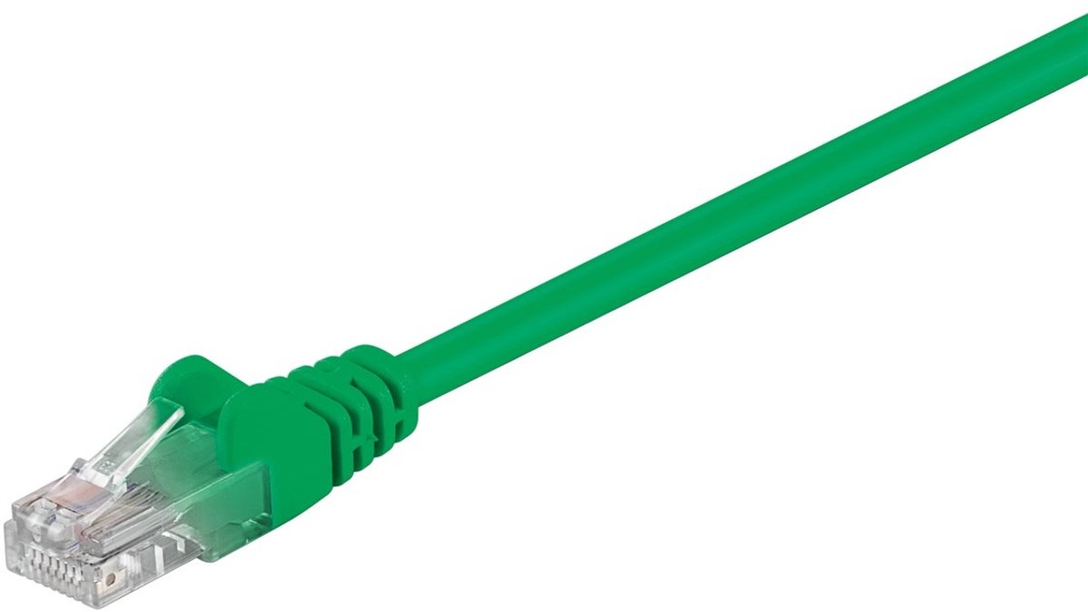Wentronic CAT5E Netwerkkabel - RJ45 - Groen - 0.25 m