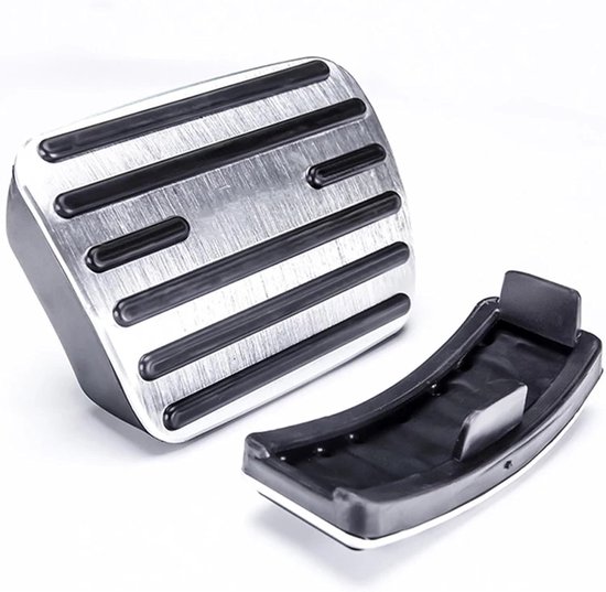 Pedaalhoezen Auto - Voetpedaal Covers - Verbeter Rijcomfort - Antislip Ontwerp - 1 Stuk - Mat Zilver — afbeelding 3