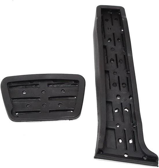Pedaalhoezen RVS - Voetpedalen Pad - Verbeter Rijervaring - Antislip Rubberstrips - 2 Stuks - One Color — afbeelding 2