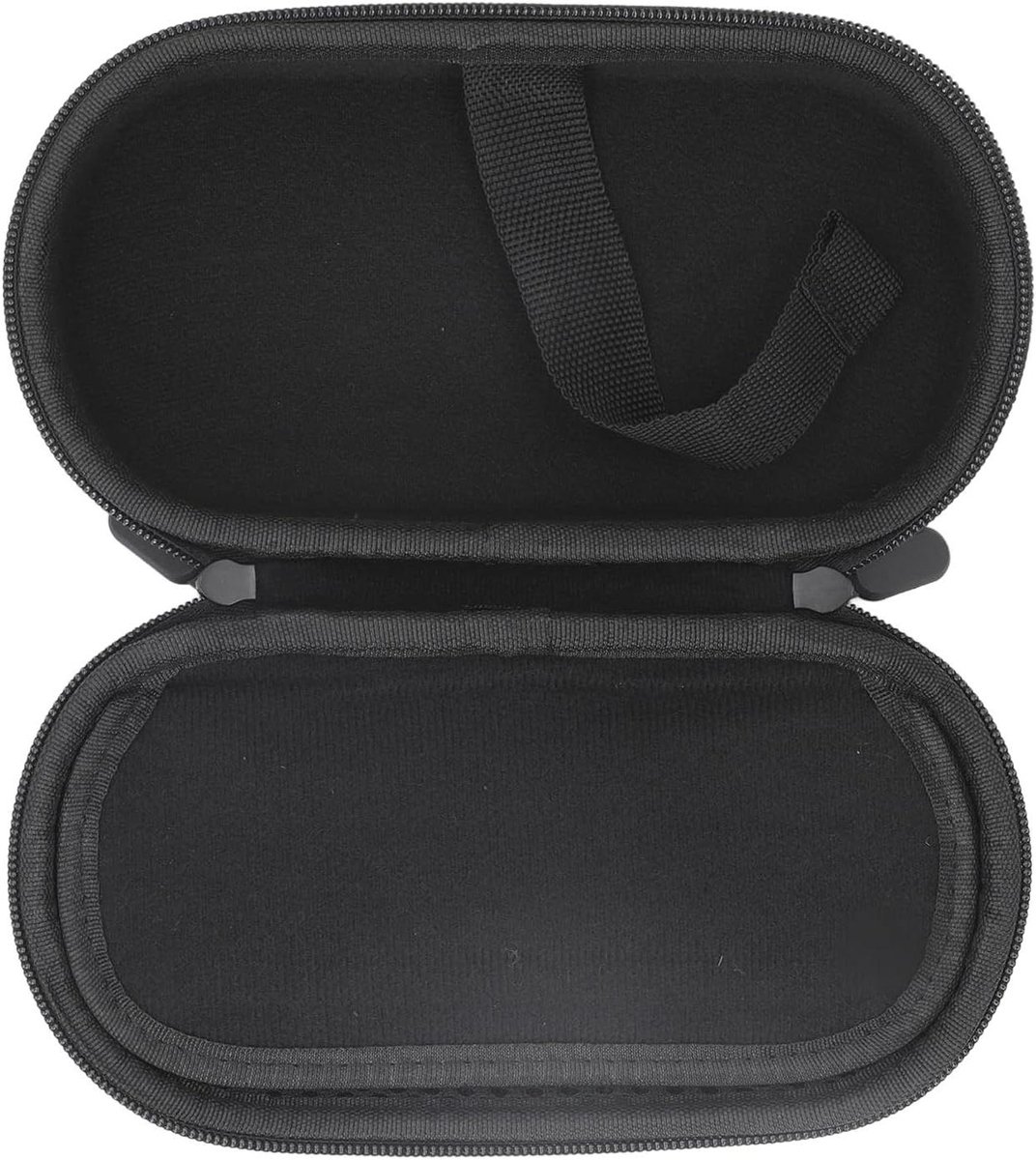 OPPWONG Waterdichte, Schokbestendige Draagtas met Harde Schaal, Zwart voor PS Slim, Perfecte Pasvorm voor Gameconsole, Geschikt PS 1000 2000, Compact met 10 Slots Gamecartridges, Lichtgewicht en