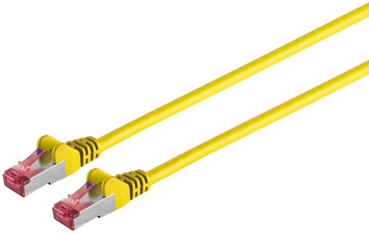 Patchkabel cat6A S/FTP PIMF Halogenfrei gelb 5m