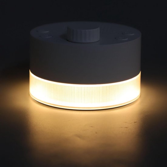 Geluidsmachine - Witte ruis - Ontspannen slapen - 24 rustgevende geluiden - 8x8x8 cm - Wit — afbeelding 2