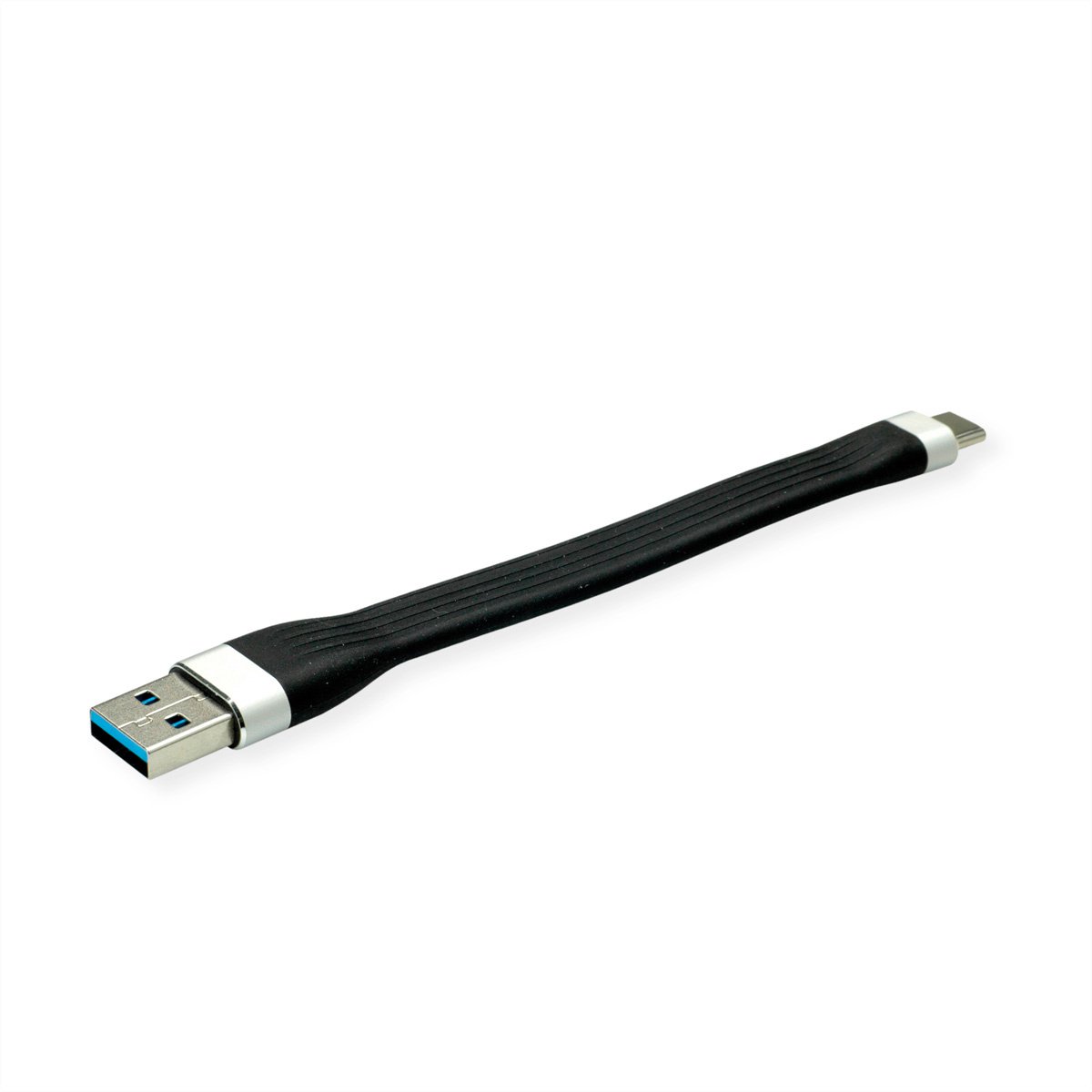 ROLINE 11.02.9014 USB-kabel USB 3.2 Gen 1 (3.1 Gen 1) 0,11 m USB A USB C Zwart