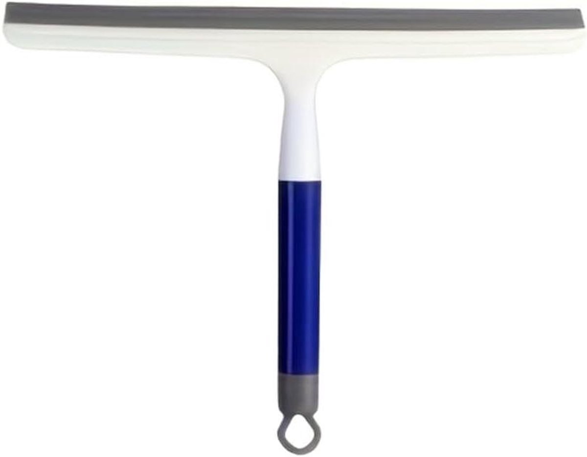 Kunststof Schraper - Glasreiniger Wisser - Efficiënt Reinigen - Veelzijdig Inzetbaar - 275 x 21 cm - Blauw