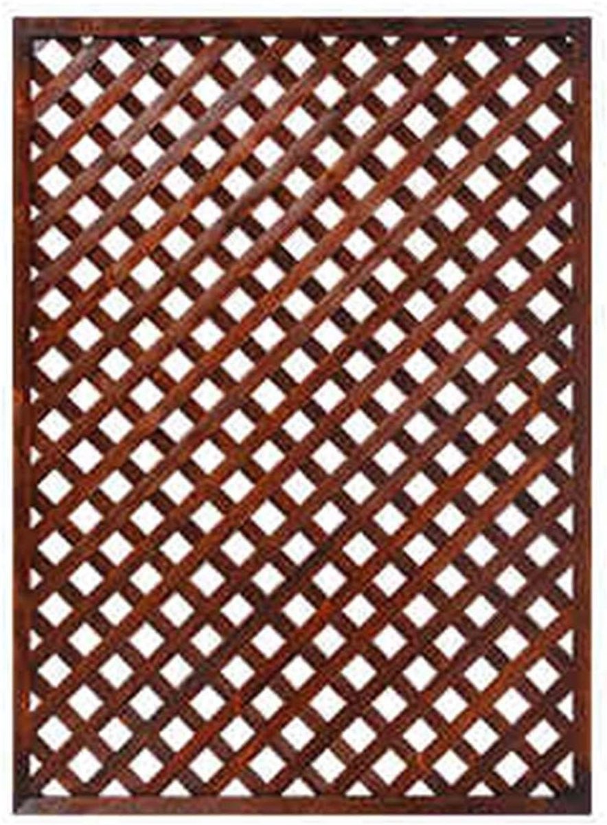 Houten tuinscherm - Buitenafscheiding - Privacy creëren - Duurzaam massief hout - 100x120cm - Houtkleur