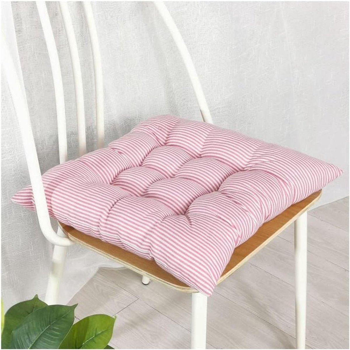 Stoelkussens Set - Binnen Buiten - Comfortabel Zitten - Dikke Bekleding - 40x40 cm - Meerd