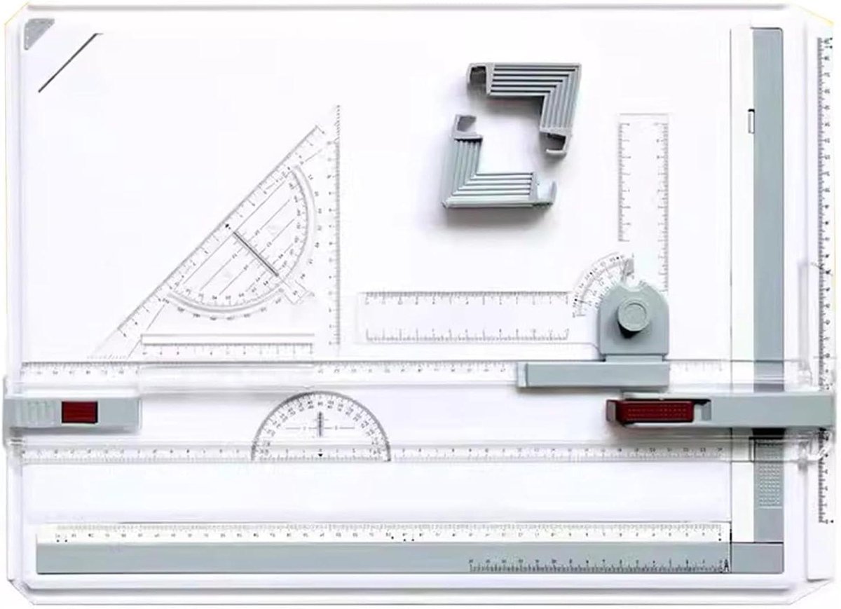 A3 Tekentafel - Tekentafelbord - Nauwkeurig Tekenen - Instelbare Hoek - A3 Formaat - Wit