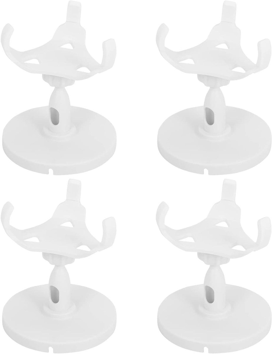 Tafelhouder - Voice Assistant Stand - Slimme Assistent - 360 Graden Draaibaar - 4 Stuks - Wit