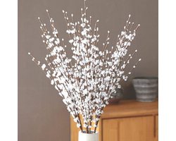 12 Stuks Lange Stelen Kunstmatige Jasmijn Bloemen - Nepplant Boeket voor Thuis, Kantoor en Bruiloften - Perfect voor Decoratie en DIY Projecten