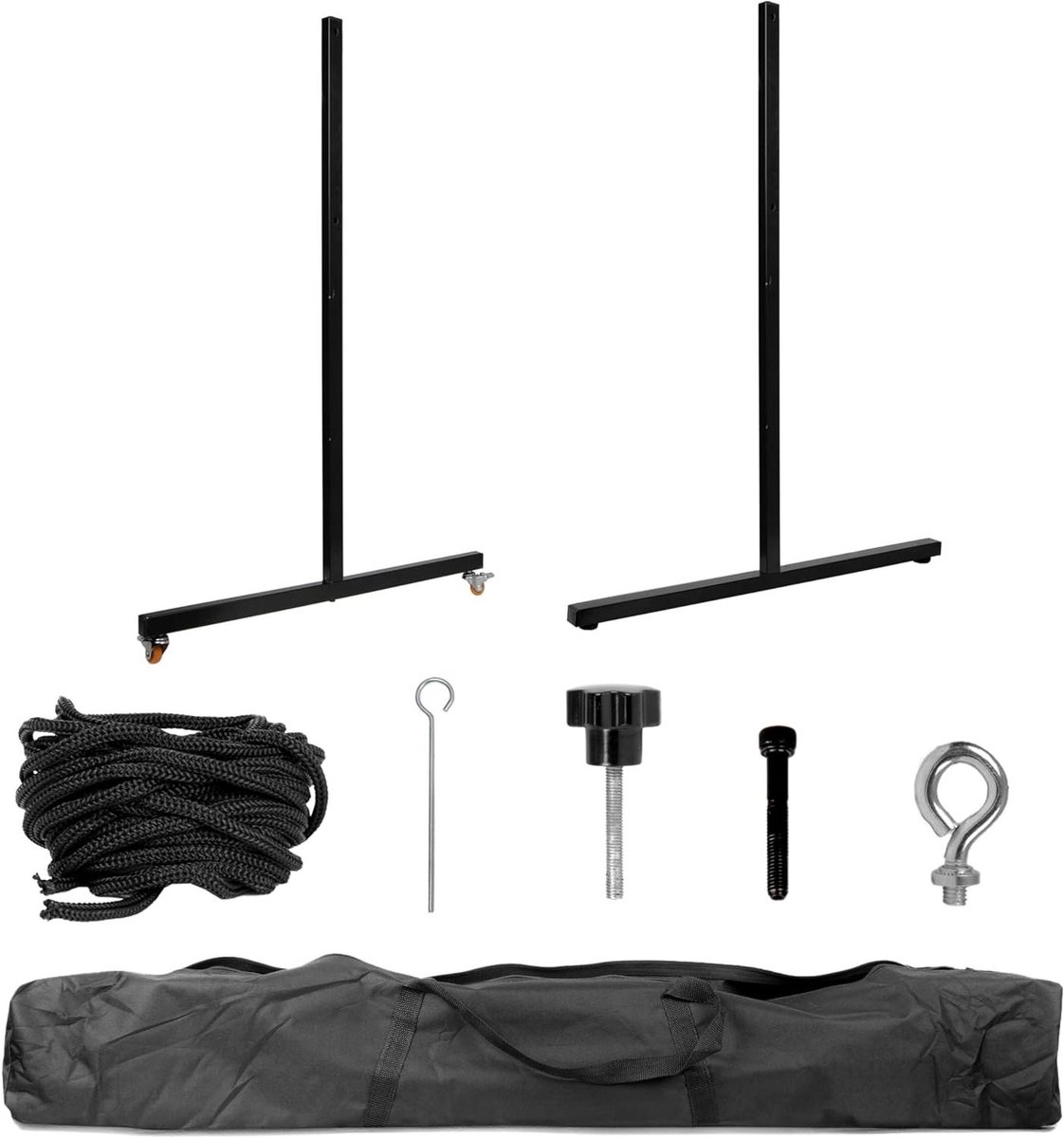 Projectiescherm Onderdelen - Statief Haken Set - Mobiel Gebruik - Inclusief Draagtas - 10 Kilogram - Metaal