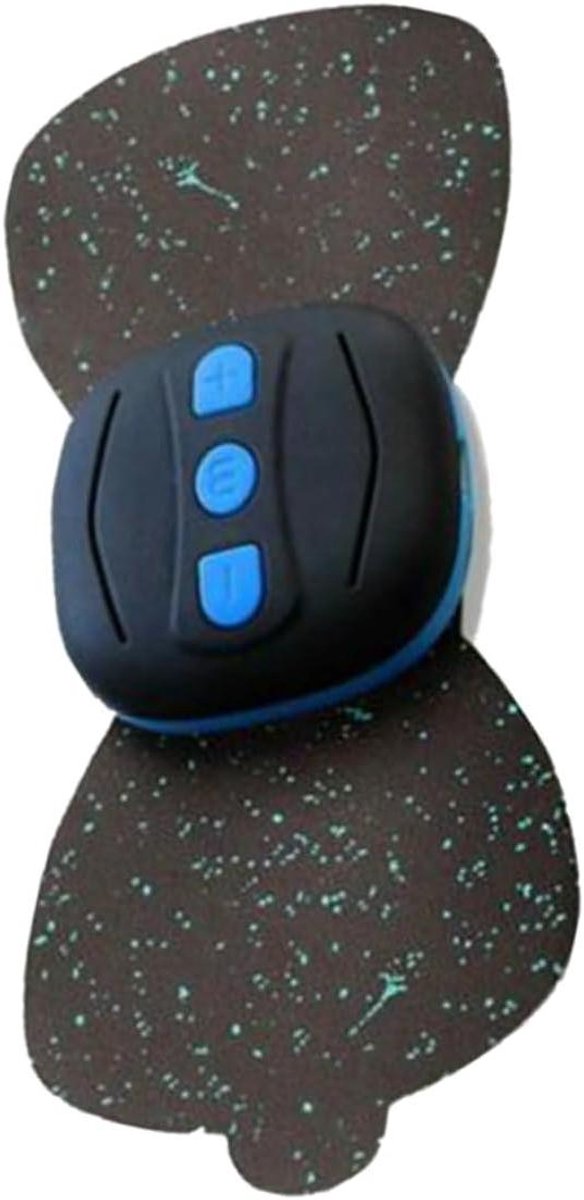 Elektrische Massagepads - Nek Schouder Stimulator - Vermoeidheid Verlichten - USB Oplaadbaar - Mini Formaat - Zwart