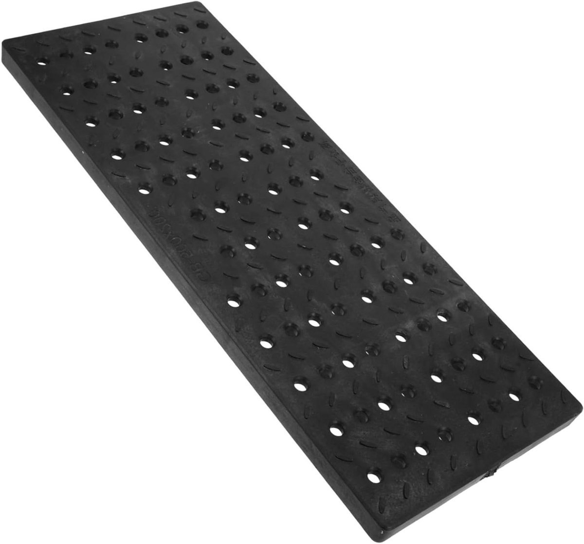 Afvoerdeksel Kunststof - Sleuvenrooster Regenwater - Waterbeheer Tuin - Innovatief Ventilatiesysteem - 200 x 500 mm - Zwart