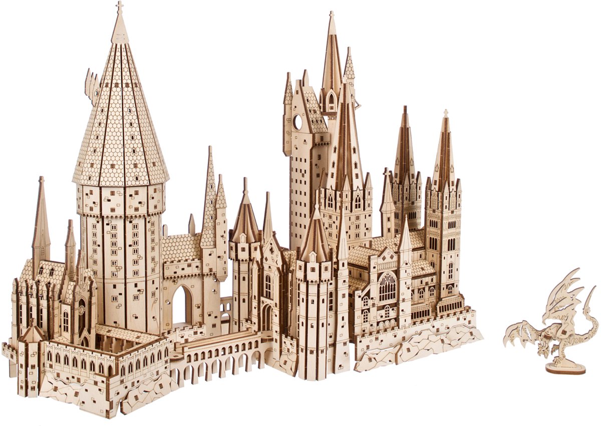 UGEARS 3D Modelbouw - Hogwarts™ Castle - Harry Potter™ - Mechanisch Bouwpakket Hout - Educatief Speelgoed — afbeelding 18