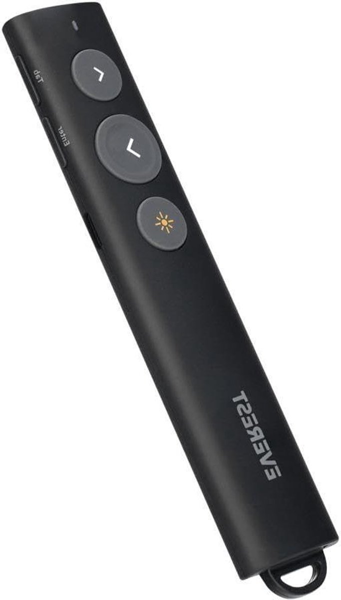 Draadloze Presenter - Clicker Presentatie - Presentaties Geven - Type C Connectie - Compact Formaat - Zwart