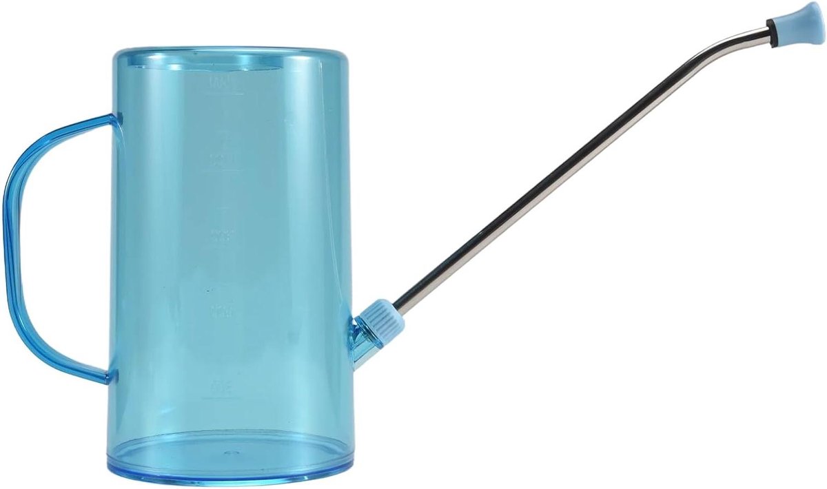 Blauwe gieter - Planten watergever - Planten water geven - Lange smalle tuit - 15 liter - Blauw