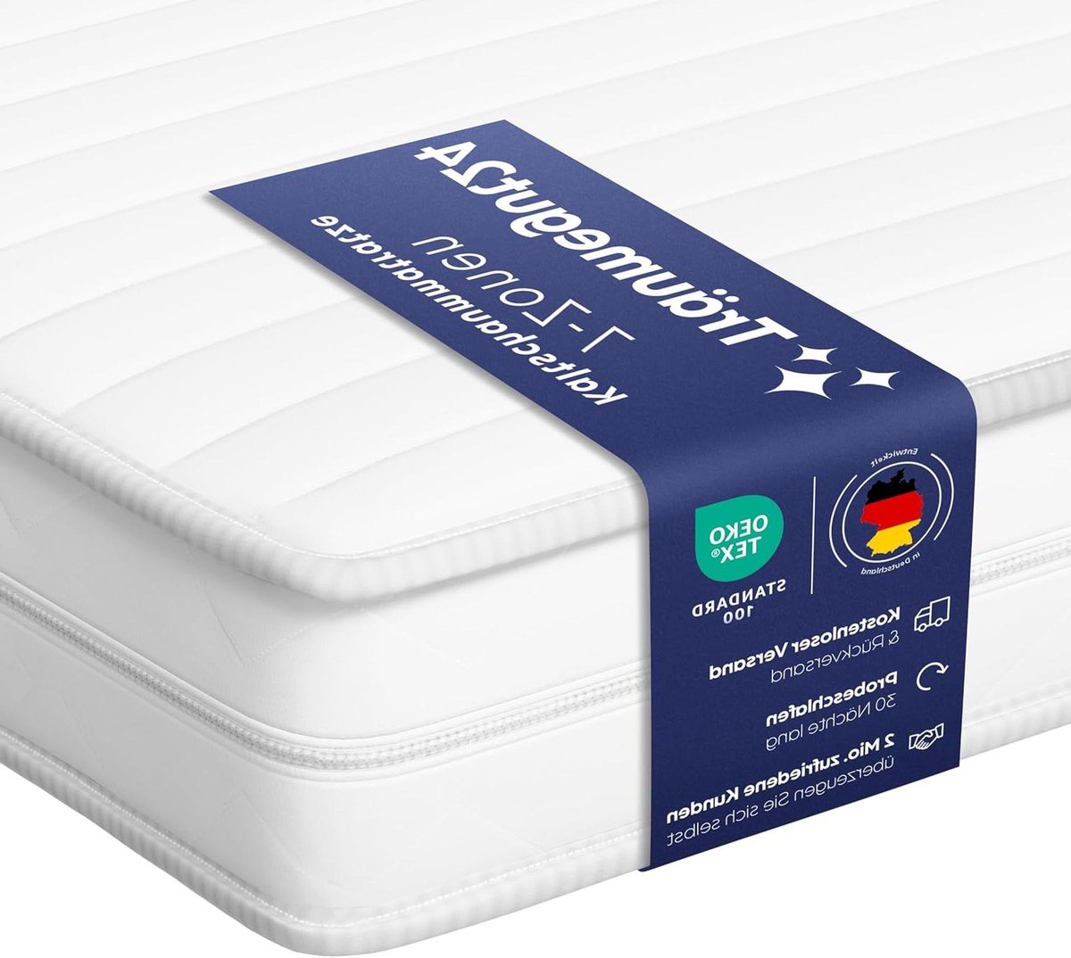 Koudschuim Matras - Ergonomisch Matras - Goede Nachtrust - 7-Zone Kernsnit - 140 x 200 cm