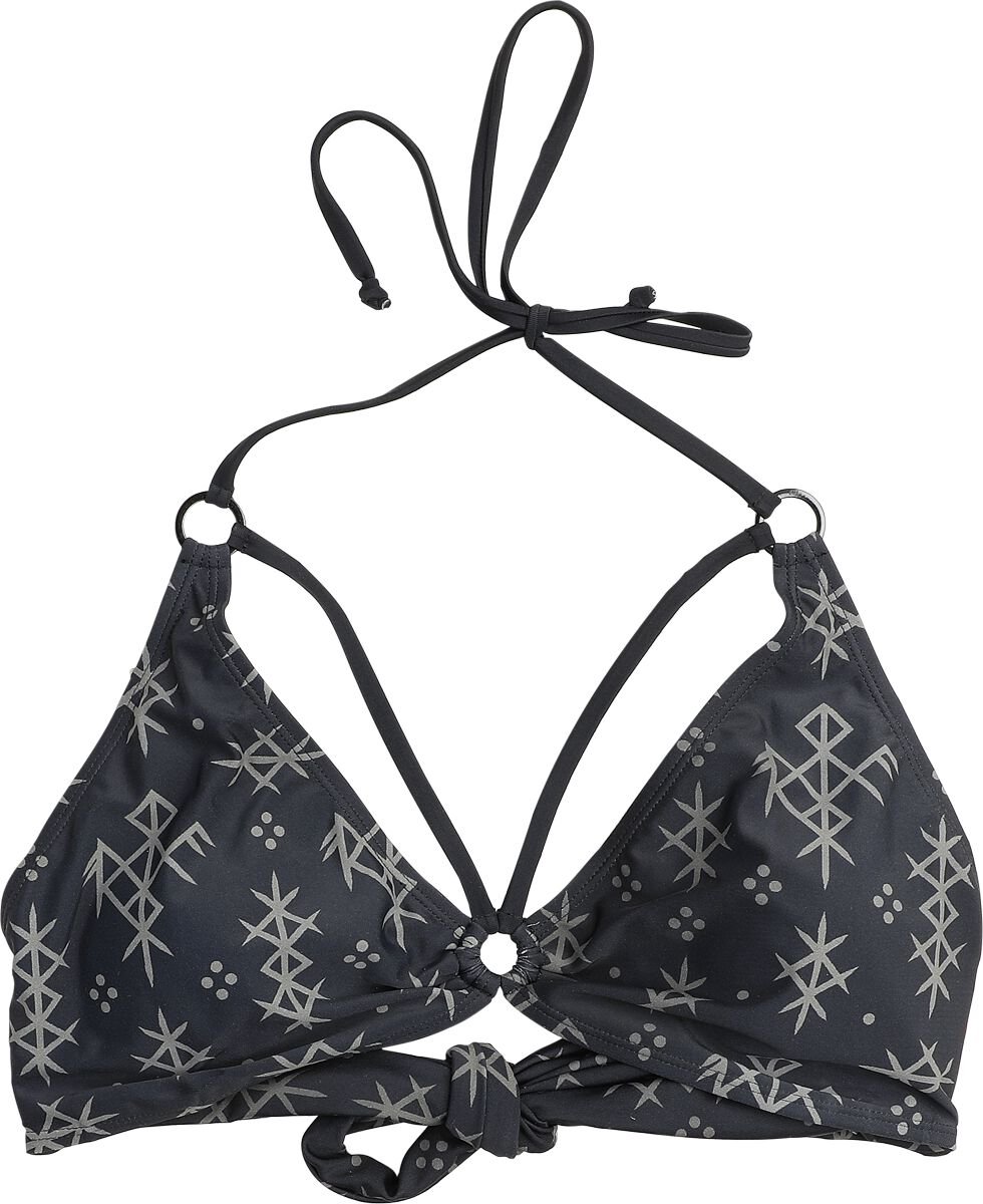 Black Premium by EMP Zwarte bikinitop met print - Dames
