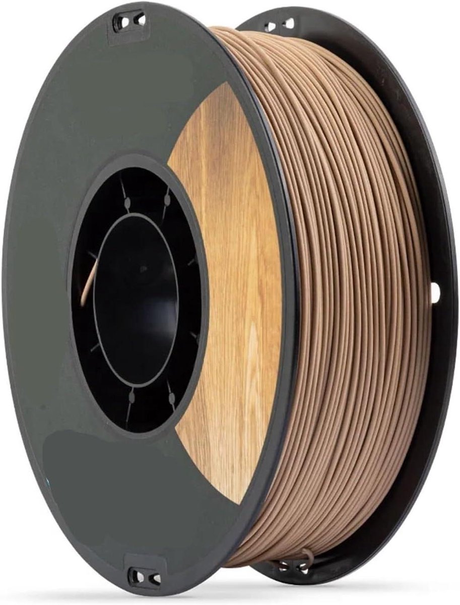 3D Printer Filament - Hout PLA - Creatief Printen - Constante Extrusie - 1 kg - Houtkleur