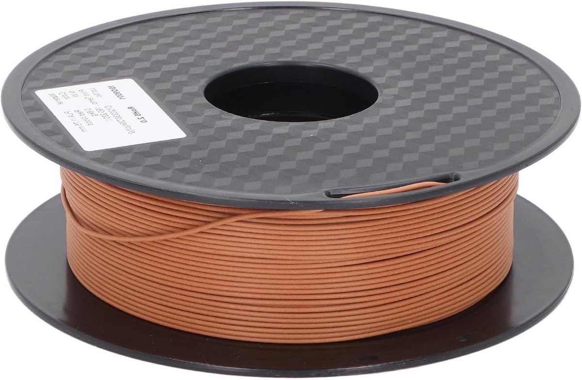 PLA Filament - 3D Print Materiaal - Objecten Printen - Geurloos Printen - 1.75 mm - Rood Hout