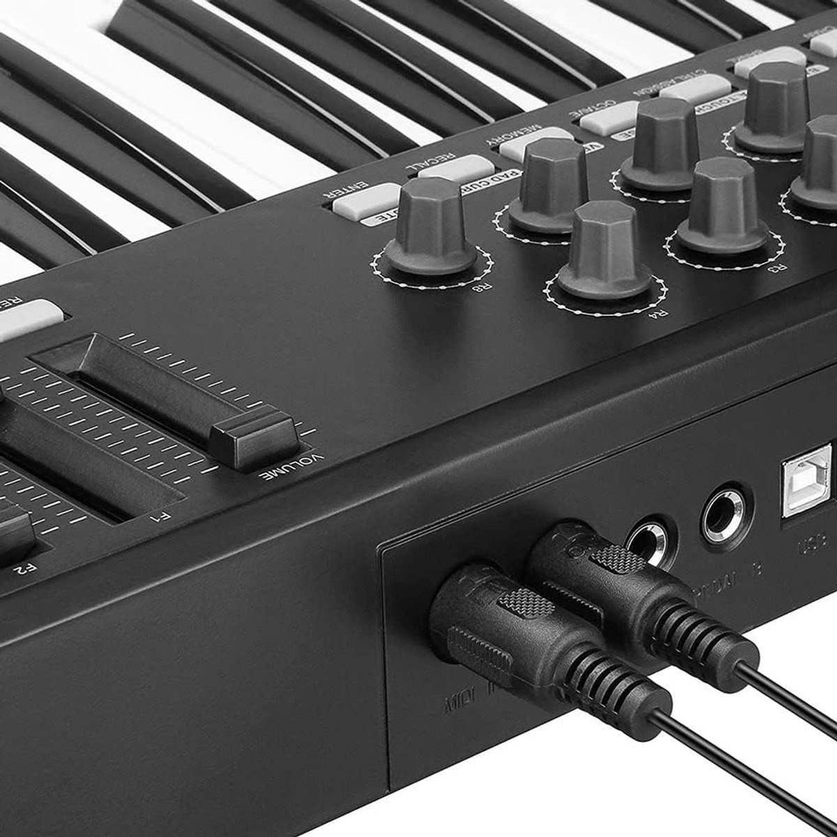 USB MIDI Kabel - Muziek Converter - Muziek Maken - Plug and Play - 2 Meter - Zwart