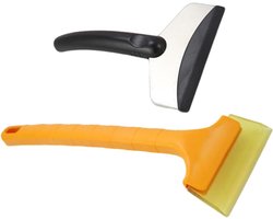 Telescopische Sneeuwschuiver - Auto Borstel - Winterklaar Maken - Ergonomische Handgreep - Verstelbaar - Zwart