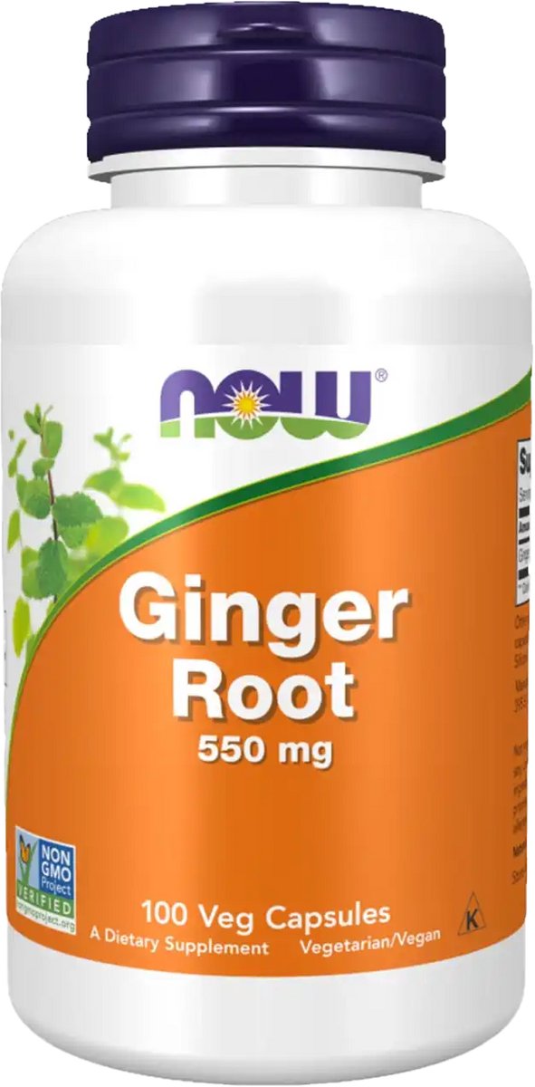 Ginger Root 550mg - 100 v-caps