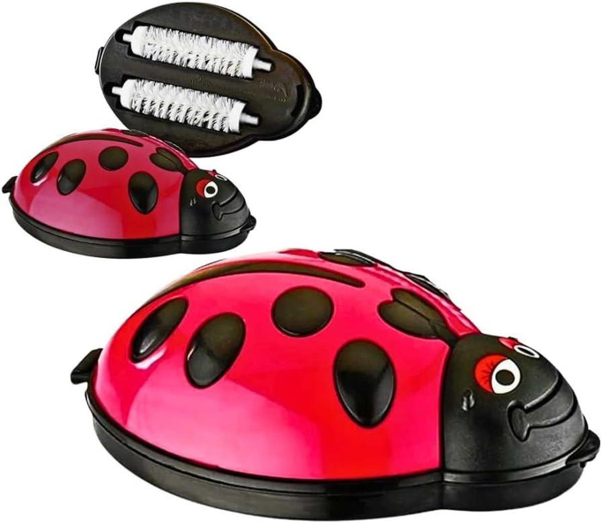 Kruimelborstel - Tafelroller - Snel Opruimen - Dubbele Roller - 1 Stuk - Zwart