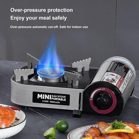Kampeer Kooktoestel - Outdoor Stove - Kamperen Koken - Gelijkmatige Warmte - 26x23x9 cm — afbeelding 3
