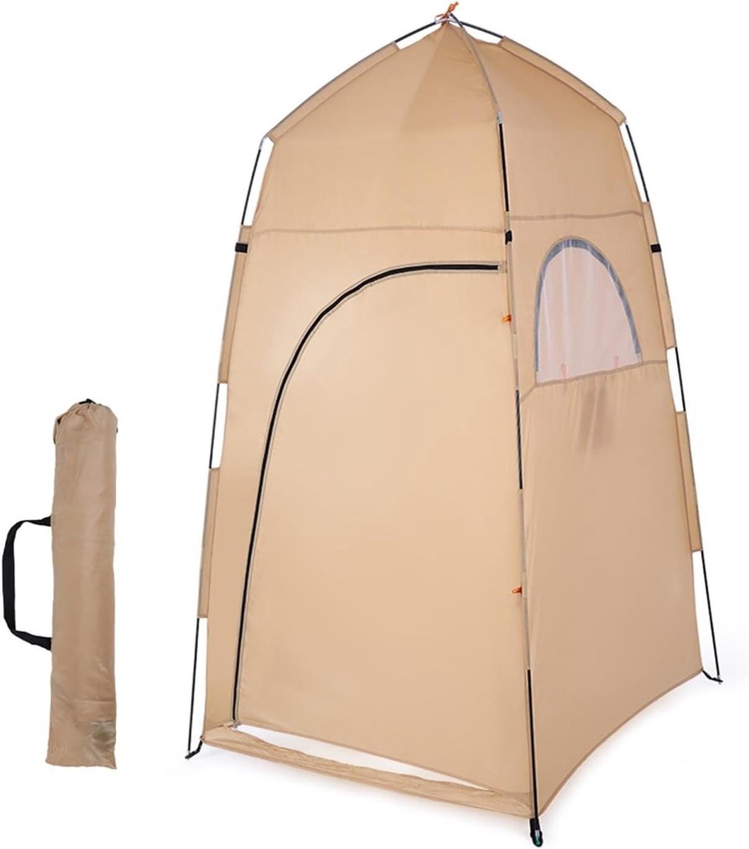 Pop Up Tent - Privacy Tent - Outdoor Privacy - UV en Waterafstotend - 120x120x210cm - Kaki