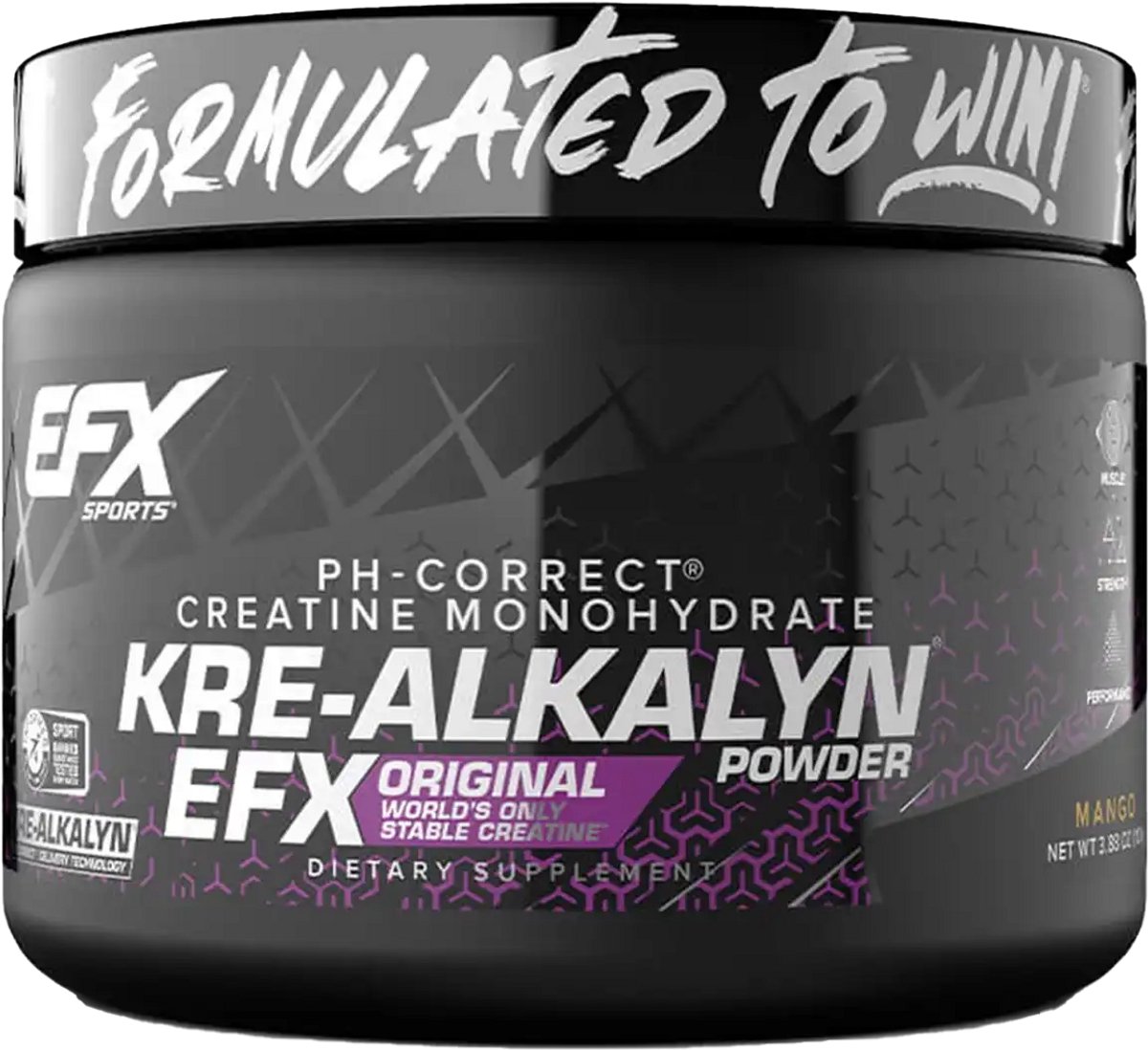 EFX Sports Kre-Alkalyn Powder - flavoured (55 serv) Mango - Creatine - Kre-Alkalyn
