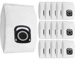 Stofzuigerzakken - Hygiene+ zakken - Stofvrij werken - 5-laags microvezel - 15 stuks - Wit