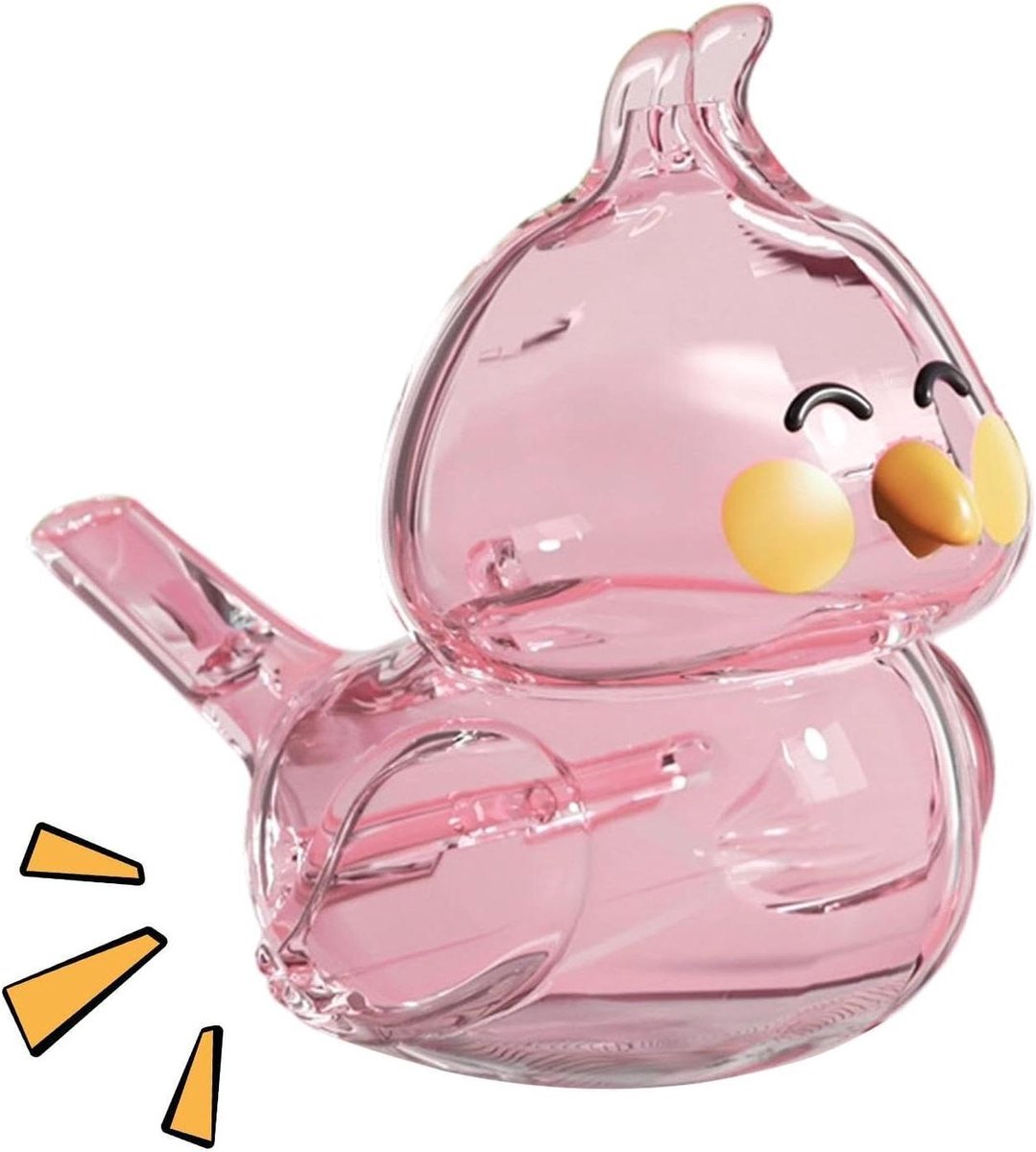 Vogelfluitje - Speelgoed fluitje - Buiten spelen - Realistisch geluid - 9 x 75 x 57 cm - Rood