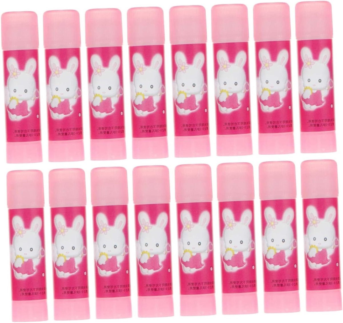 Lijmstiften - Knutsel lijm - Hobby en school - Met deksel - 16 stuks - Wit