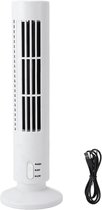 VHV - Torenventilator - bladloze torenventilator usb - USB oplaadbaar - voor bureau, slaapkamer, studentenkamer