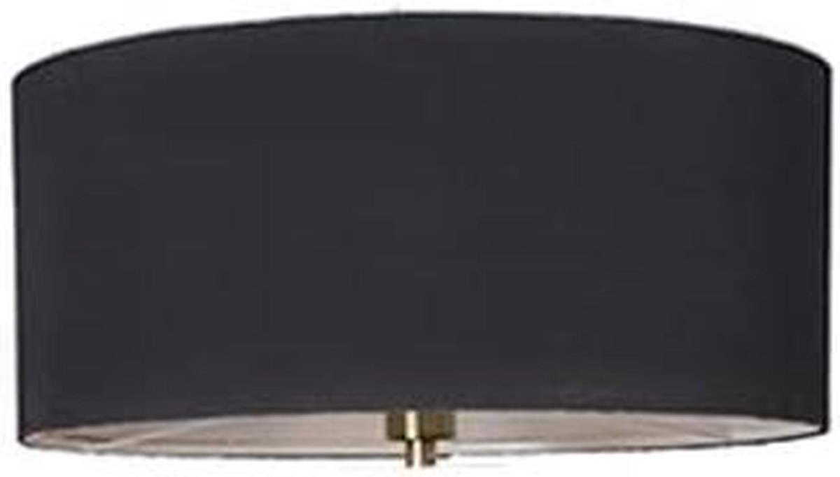 Kap vloerlamp - Moderne lampenkap - Sfeervolle verlichting - Conische vorm - 51x10 cm - Zw