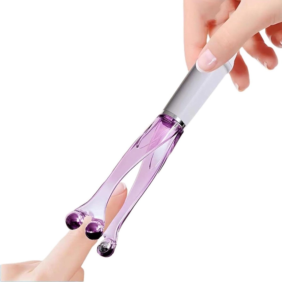 Vingermassageapparaat - Handroller Ontspanning - Handen Ontspannen - Precisie 3D Massagekop - 193 cm - Grijs