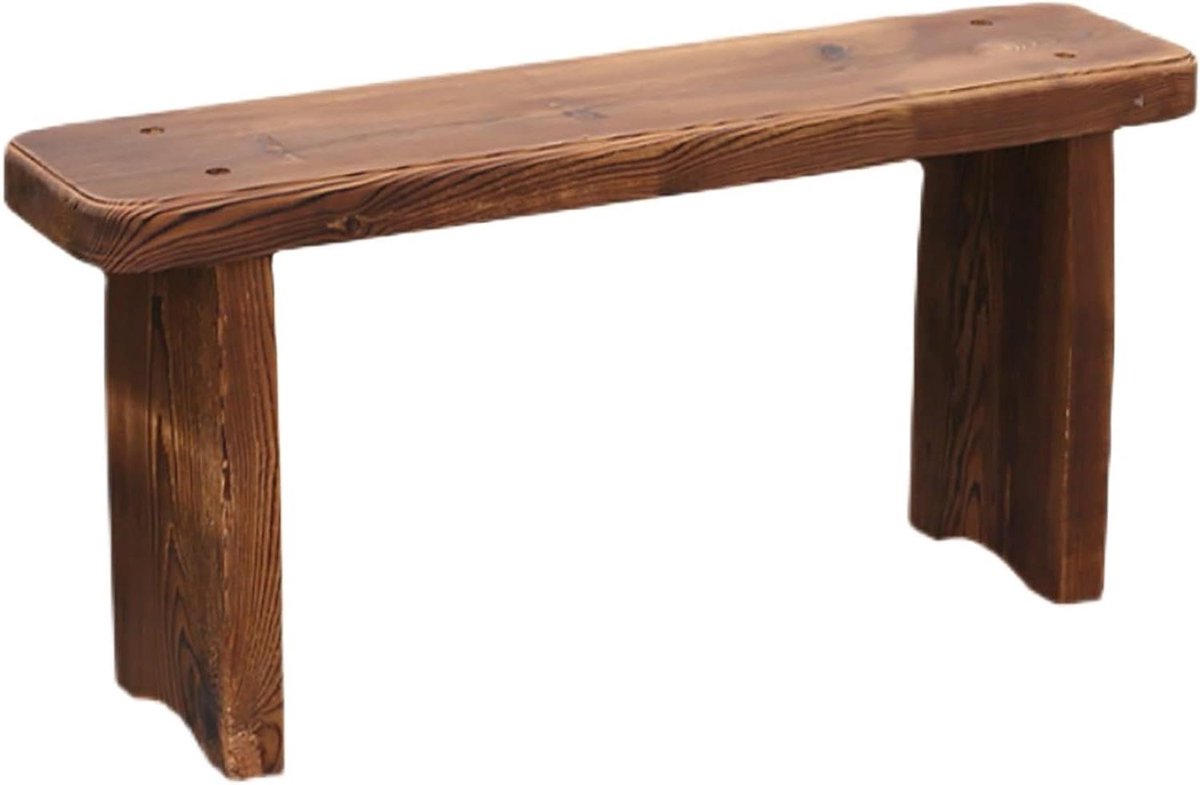 Houten picknickbank - Buiten zitbank - Ontspannen in tuin - Duurzaam hardhout - 60x20x55cm - Houtkleur