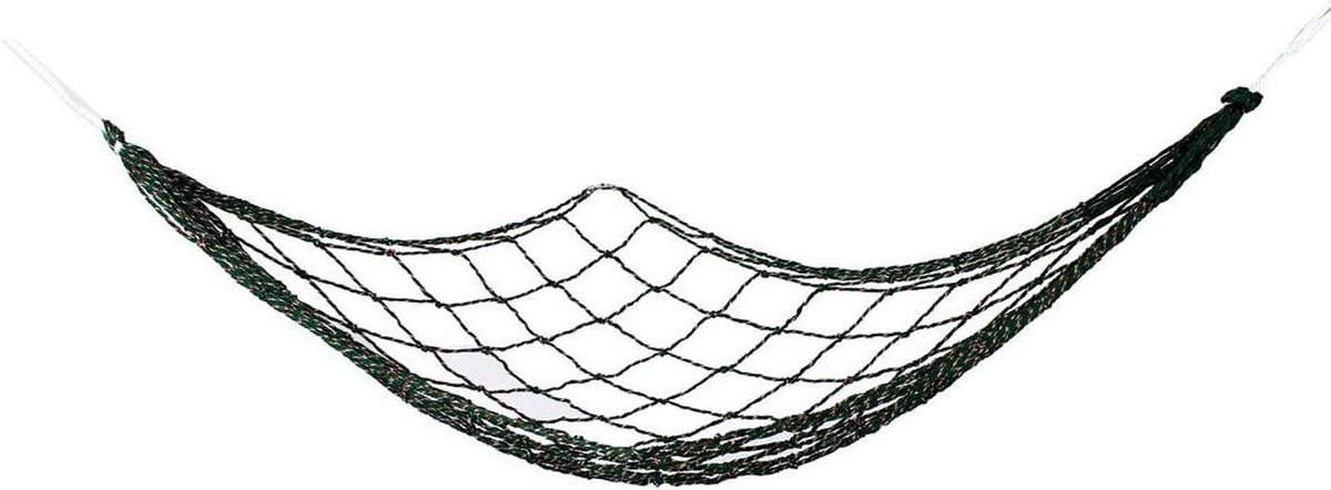 Kinder Hangmat - Schommelbed - Ontspannen Buiten - Versterkte Weving - 1.9 x 1.7 Meter - Donkergroen