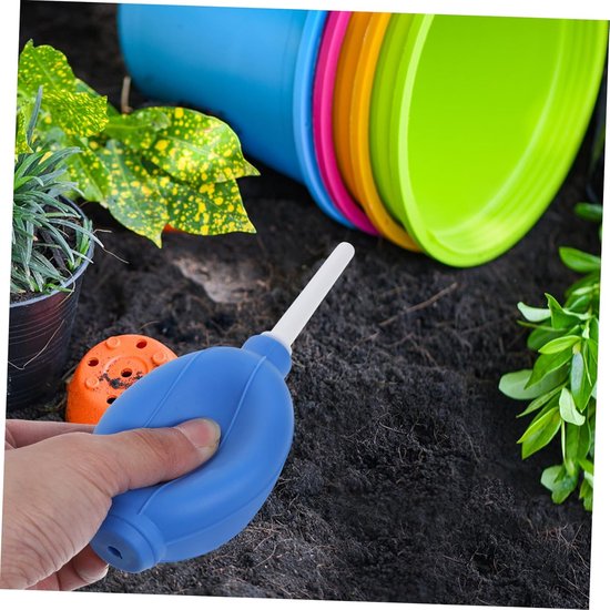 Tuin Gereedschapset - Planten Hulpmiddelen - Bodem Bewerken - Miniatuur Formaat - 12 cm Lengte - Blauw — afbeelding 4
