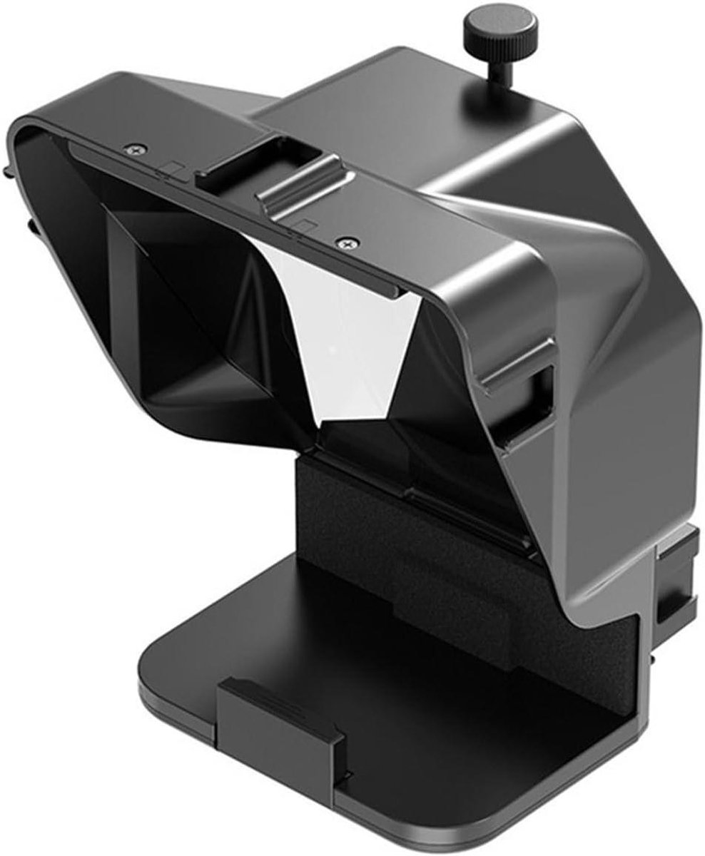 Teleprompter - Opname Hulp - Video Opnemen - Horizontaal Verticaal - 17.8 cm - Zwart