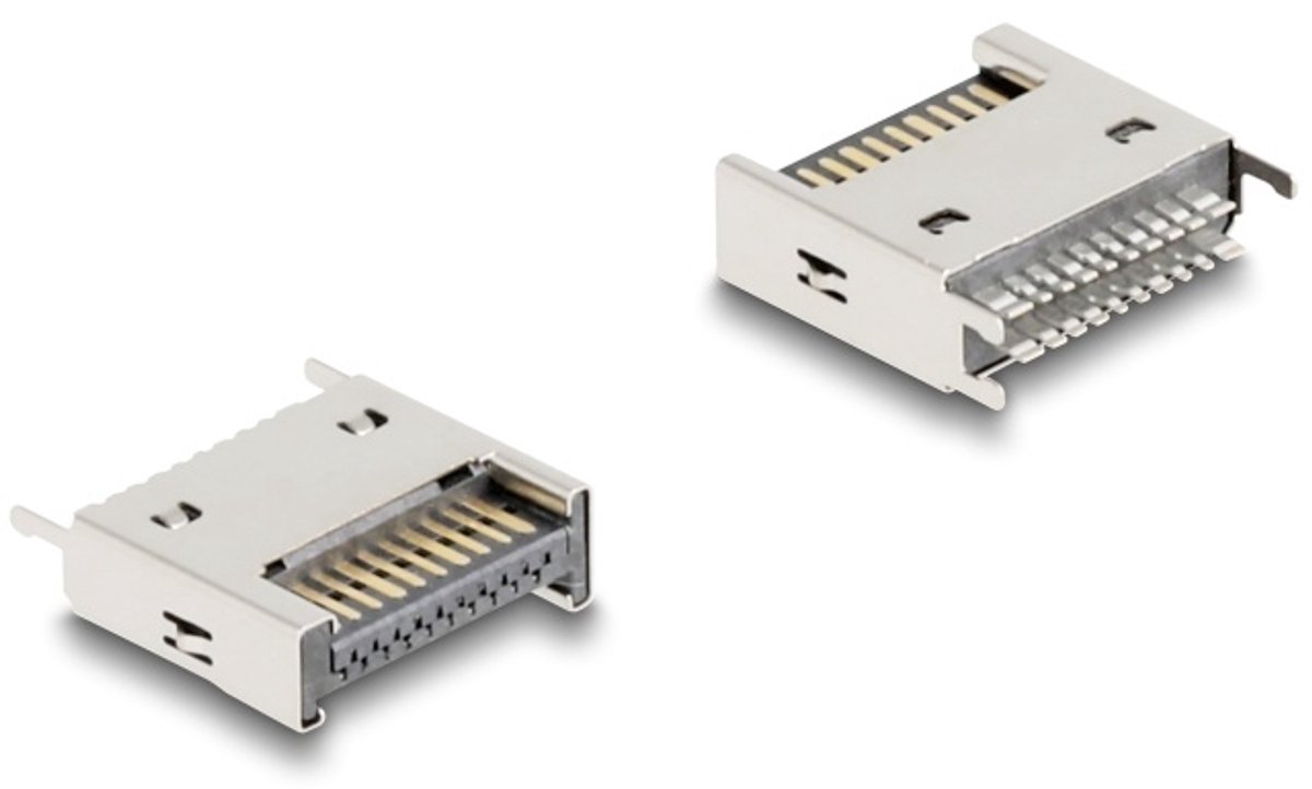 Delock USB 10 Gbps Type-E Key A 20 pin male straight for SMT solder mounting