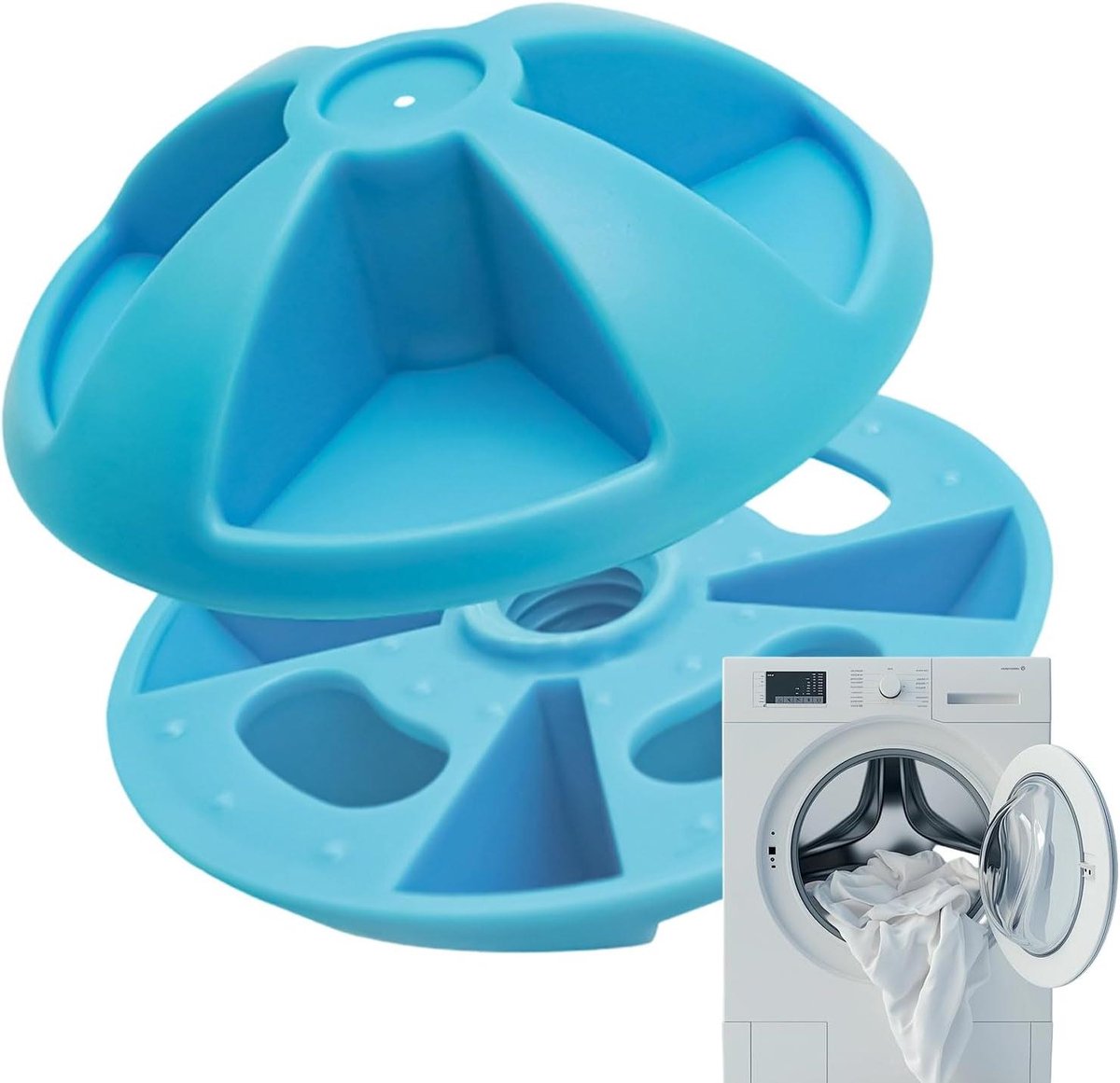 Hoeslaken Organizer - Beddengoed Houder - Wassen en Drogen - Voorkomt Kreukels - Compact Formaat - Wit