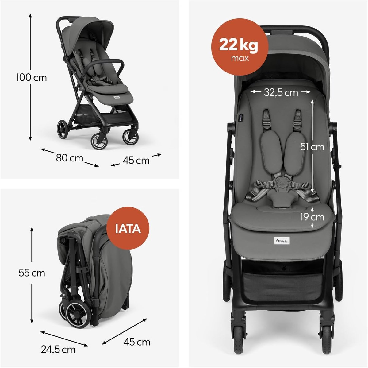Reisbuggy Lichtgewicht - Compacte Kinderwagen thumbnail 5