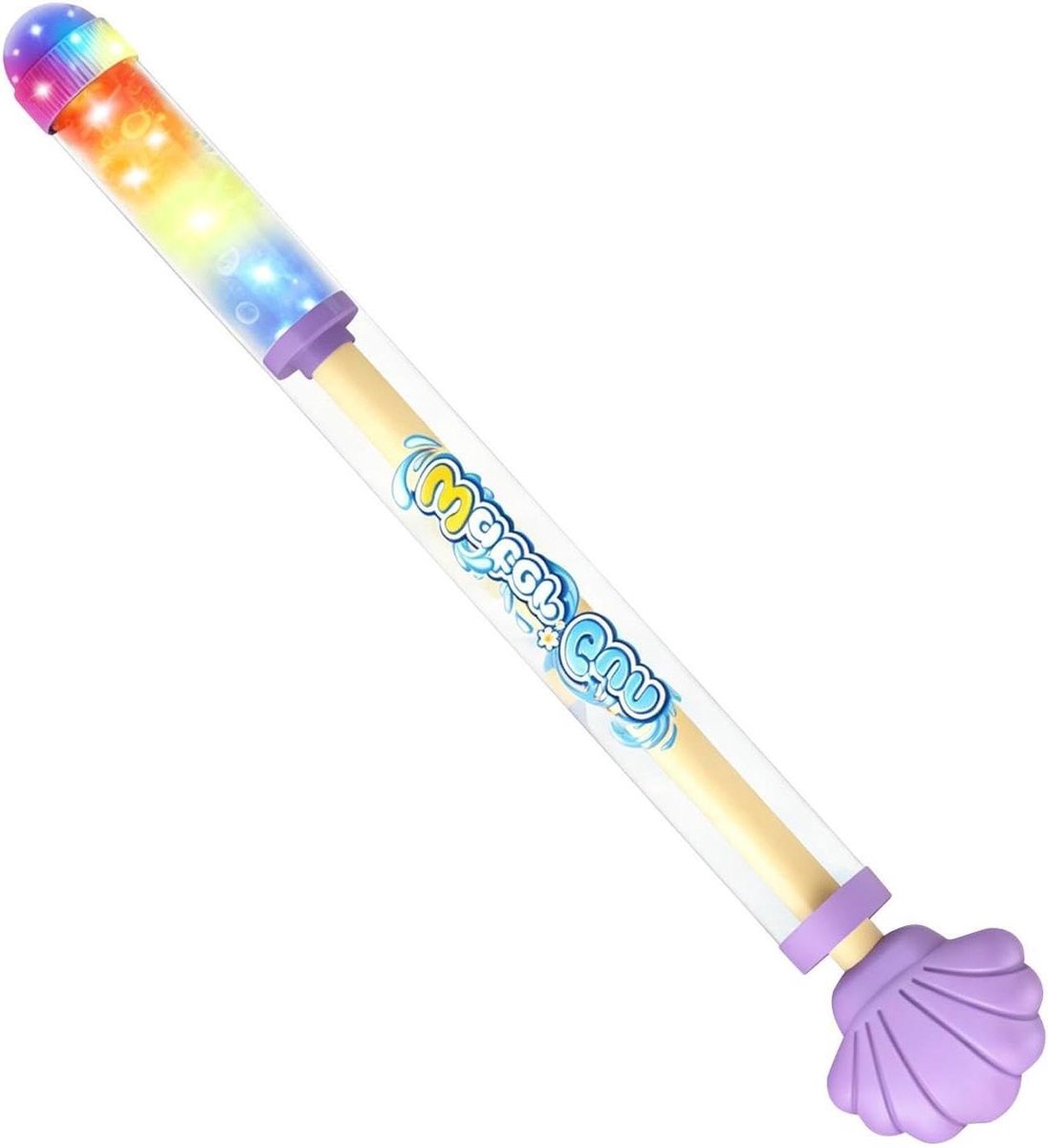 Waterspuit met LED - Waterpistool - Buiten spelen - Verlicht bij aanraking - 35 cm - Paars