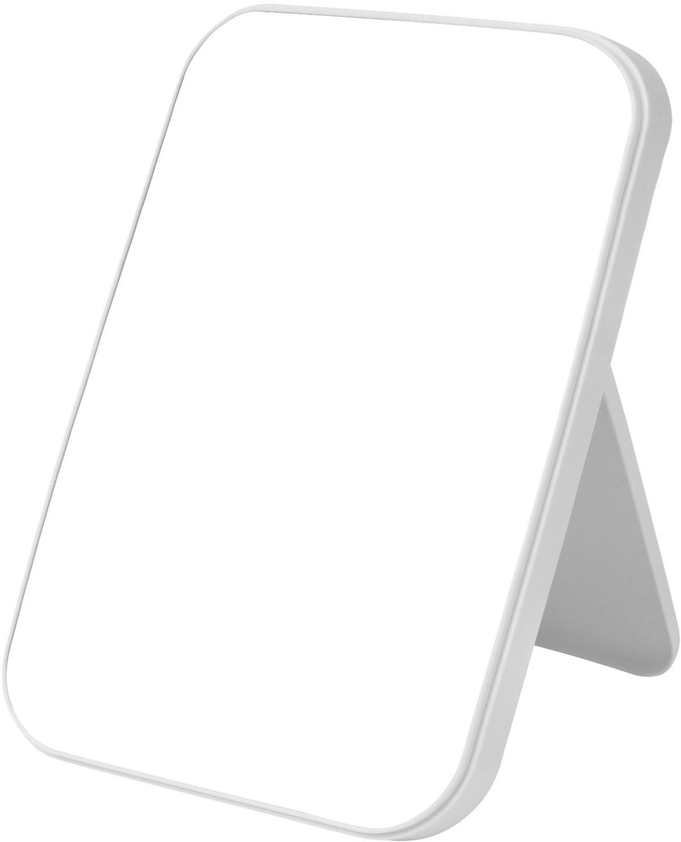 ONF3 - Opvouwbare make-upspiegel - Draagbare reisspiegel - Ideaal voor reizen - 20x13,4 cm - Desk- en kaptafelgebruik - Lichtgewicht en compact