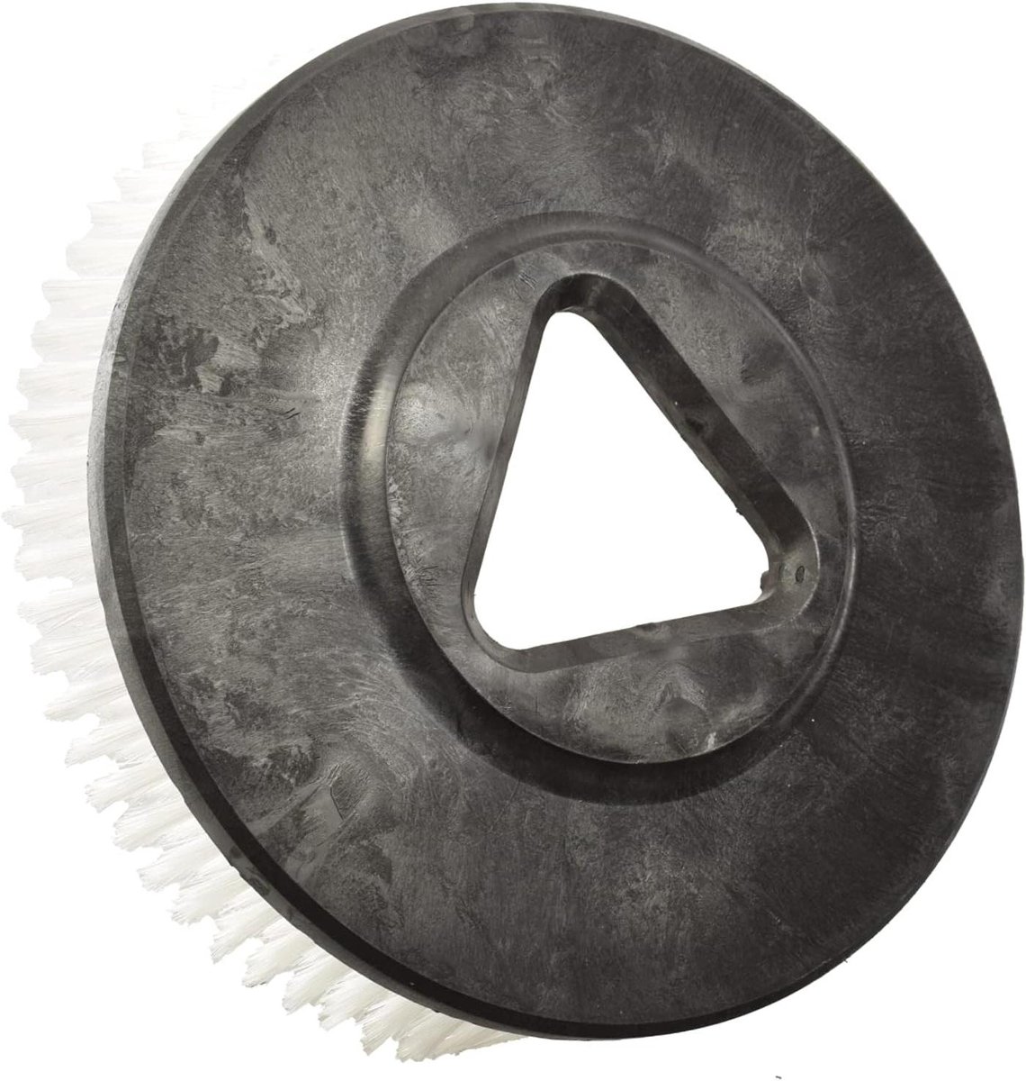 Borstel - Schijfborstel - Vloeren Reinigen - Zachte Beharing - 355 mm - Zwart