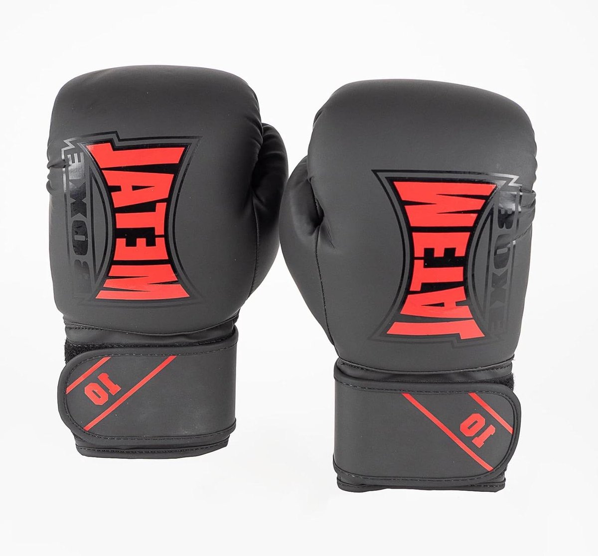 Bokshandschoenen - Trainingshandschoenen Boksen - Beginners Boksen - Voorgevormd Schuim - 170 g - Zwart Rood